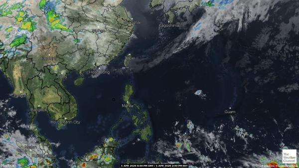 Hong Kong Meteo nuvola mappa 