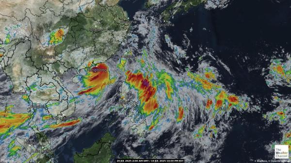 Hong Kong Peta Cuaca awan 