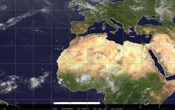 Iran Previsão do tempo nuvem mapa 