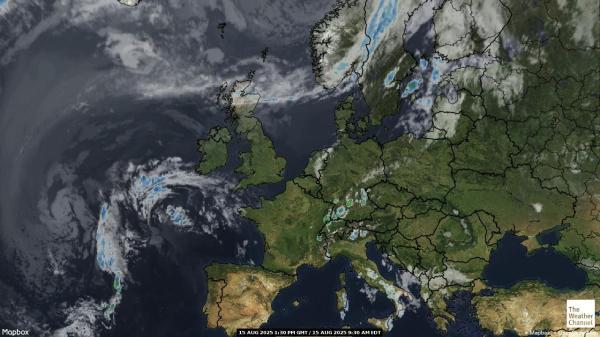 Irland Wetter Wolke Karte 
