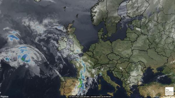 Isle of Man Weather Cloud Map 