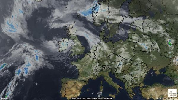 Isle of Man Weather Cloud Map 