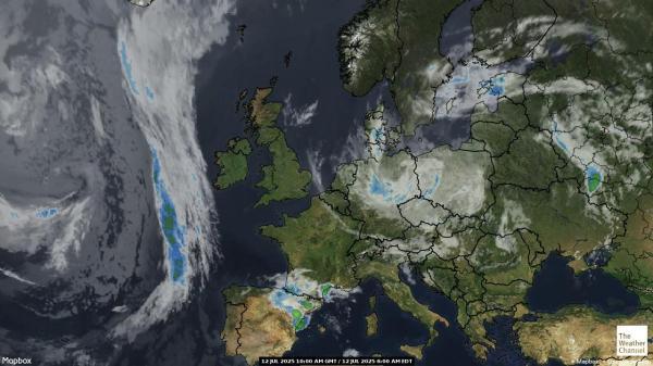 Isle of Man Weather Cloud Map 