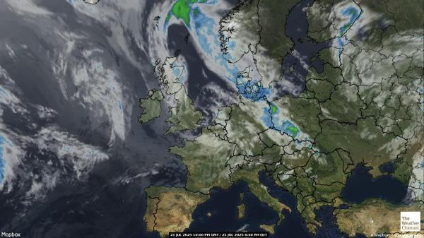 Italy Weather Cloud Map 