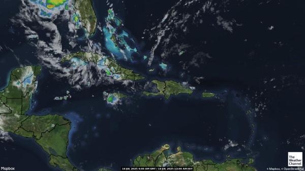 Jamaica Vær sky kart 