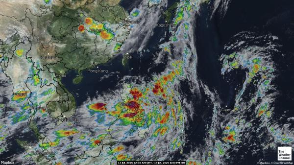 Japon Météo nuage carte 