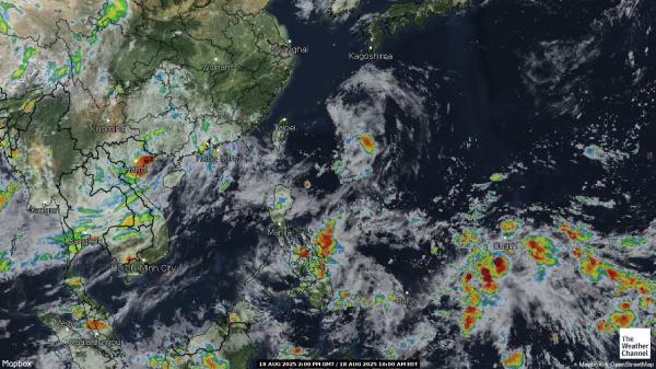 Japan Weather Cloud Map 