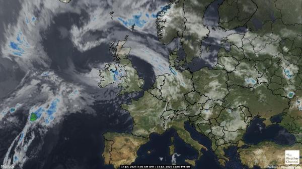 Jersey Wetter Wolke Karte 