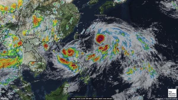 Kasachstan Wetter Wolke Karte 