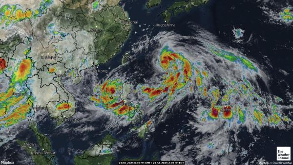 基里巴斯 天气云图 