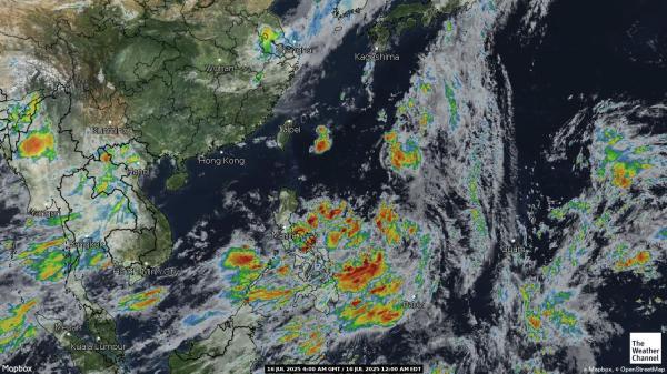 Laos Weather Cloud Map 