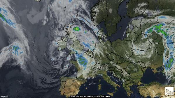 Latvia Weather Cloud Map 
