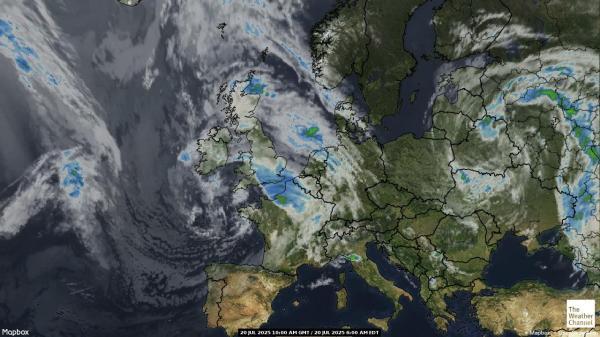 Latvia Weather Cloud Map 