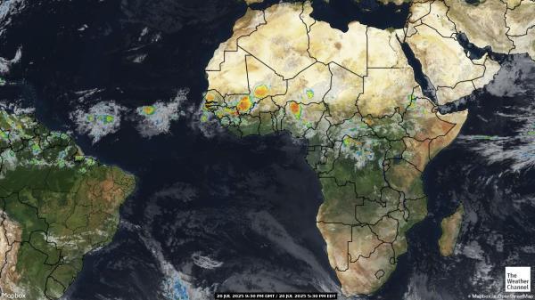 Liberia Weather Cloud Map 