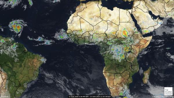 Libya Meteo nuvola mappa 