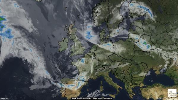 Liechtenstein Wetter Wolke Karte 