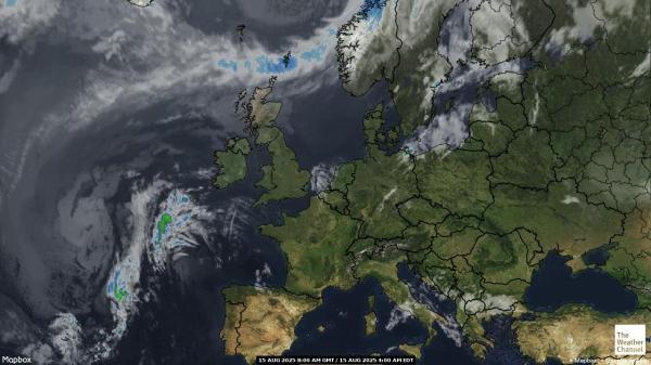 Litauen Wetter Wolke Karte 