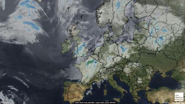 Lithuania Weather Cloud Map 