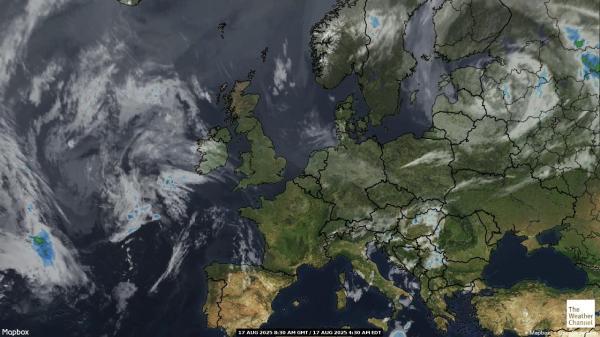 Luxemburg Wetter Wolke Karte 
