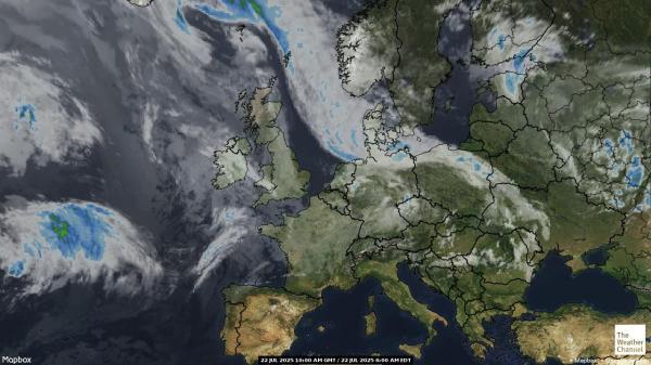 Luxemburg Wetter Wolke Karte 