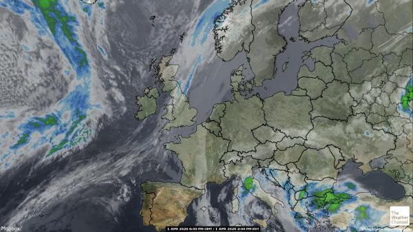 Люксембург Погода облако карту 