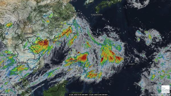 Macao Wetter Wolke Karte 