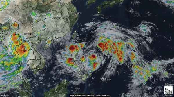 Macao Wetter Wolke Karte 