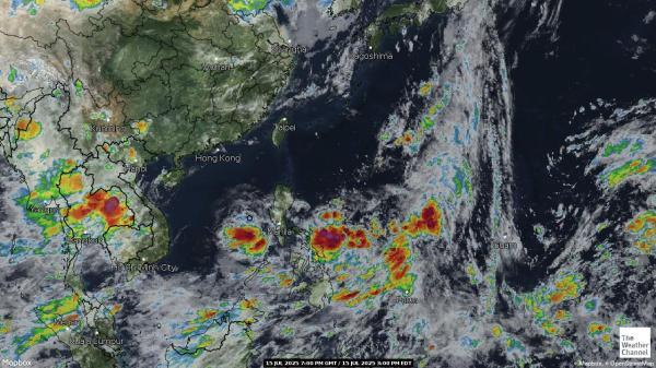 Macao Wetter Wolke Karte 