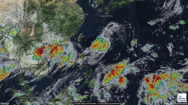 Macao Météo nuage carte 