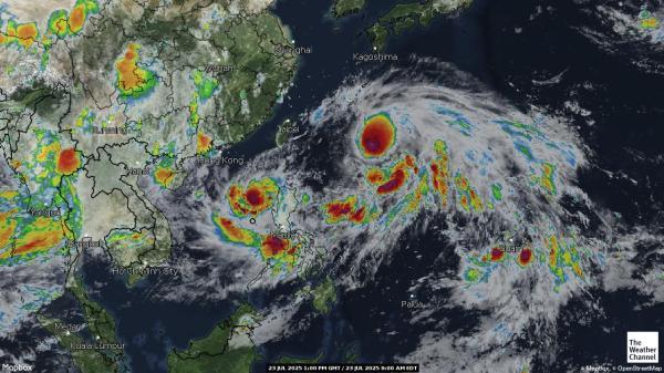Macao Meteo nuvola mappa 