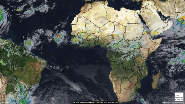 Madagascar Météo nuage carte 