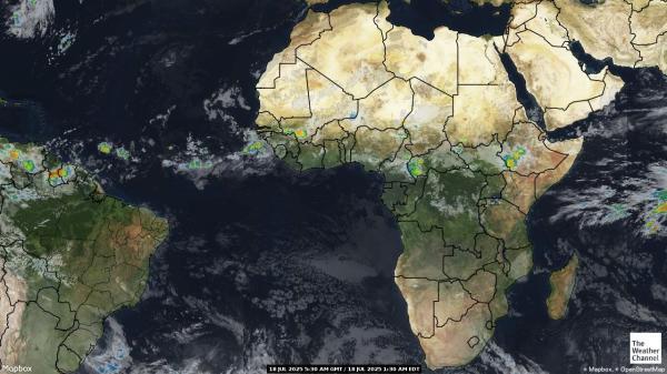 Madagascar Weather Cloud Map 