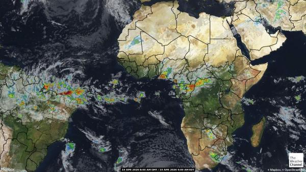 Madagascar Weather Cloud Map 