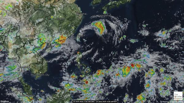 Malaysia Wetter Wolke Karte 