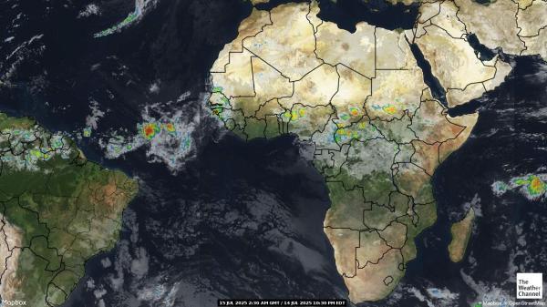 Mali Météo nuage carte 