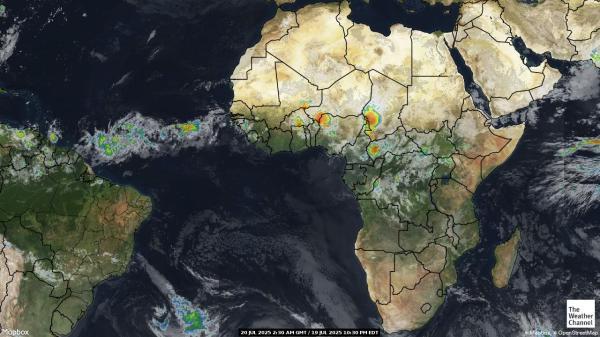 Mali Wetter Wolke Karte 