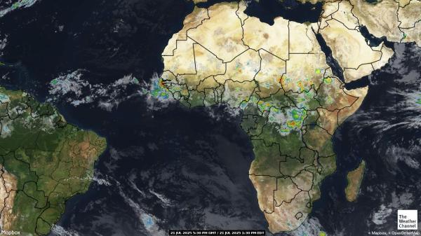 Mali Météo nuage carte 