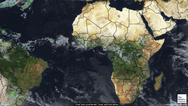 Mali Meteo nuvola mappa 