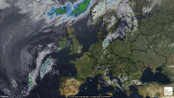 Malta Wetter Wolke Karte 