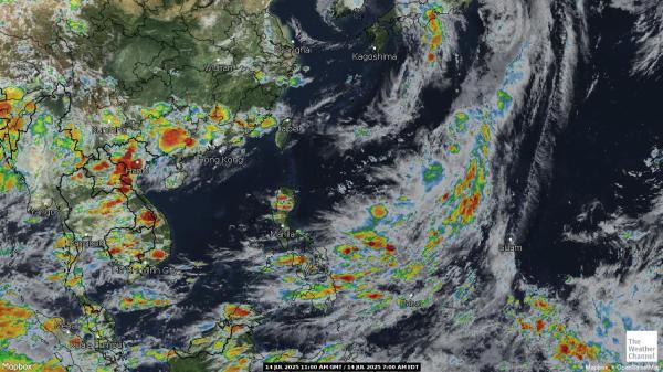 หมู่เกาะมาร์แชลล์ Hava bulut haritası 