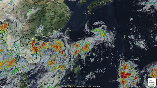 Marshall Islands Weather Cloud Map 