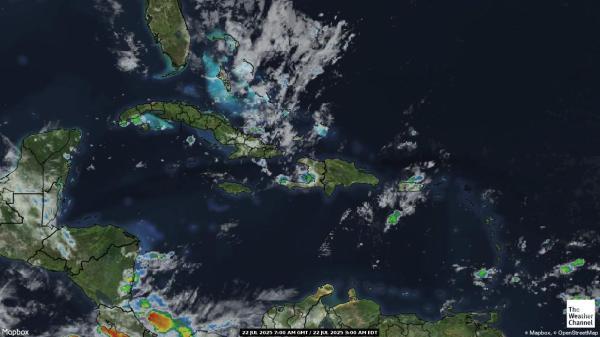 Martinique Météo nuage carte 