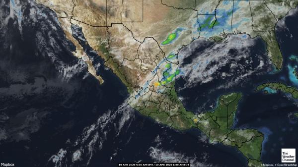 Meksyk Chmura pogoda mapa 