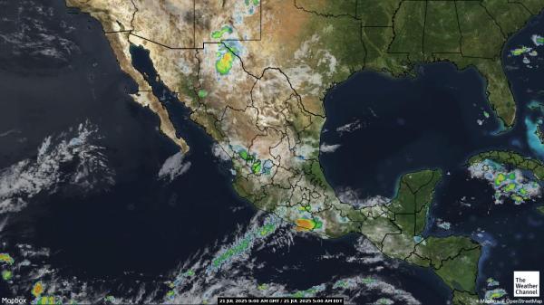 Mexico Weather Cloud Map 