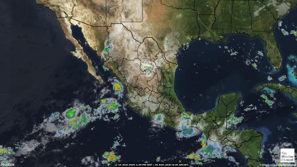 Mexico Weather Cloud Map 