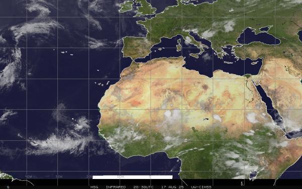 Middle East Weather Cloud Map 