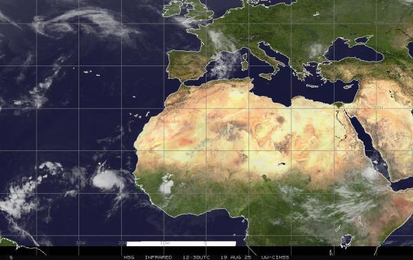 Midden-Oosten Weer wolk kaart 