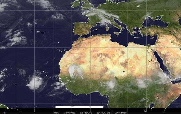 Moyen-Orient Météo nuage carte 