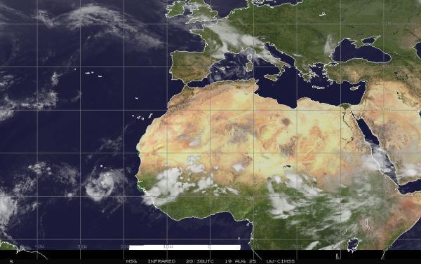 Moyen-Orient Météo nuage carte 