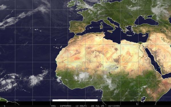 Mittlerer Osten Wetter Wolke Karte 